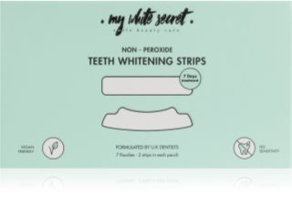 My White Secret Non - Peroxide Teeth Whitenings Strips benzi pentru ablirea dintilor pentru dinti 7 buc