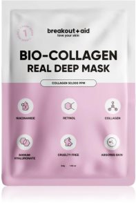 breakout + aid Bio-Collagen Real Deep Mask noční maska s kolagenem