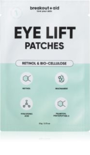 breakout + aid Eye Lift Patches anti-wrinkle undereye plaster with retinol