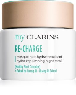 Clarins My Clarins Re-Charge Hydra-Replumping Night Mask energizujúca pleťová maska pre žiarivý vzhľad pleti 50 ml