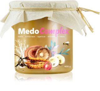 MycoMedica MedoComplex kvetový med s extraktmi z vitálnych húb 400 g