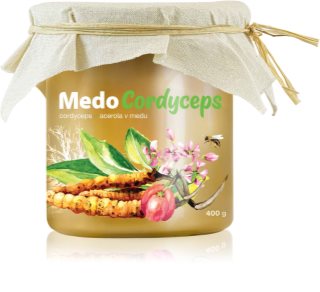 MycoMedica MedoCordyceps kvetový med s extraktmi z vitálnych húb 400 g