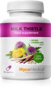 MycoMedica Milk Thistle kapsułki na poprawę czynności wątroby 90 caps.