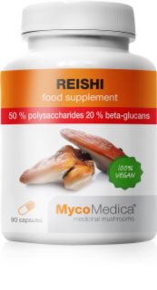 MycoMedica Reishi 50% Polysacharides 20% Beta-glucans kapsułki na wsparcie układu odpornościowego 90 caps.