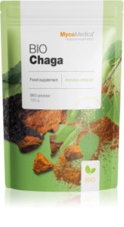 MycoMedica Chaga BIO proszek w jakości BIO na wsparcie układu odpornościowego 100 g