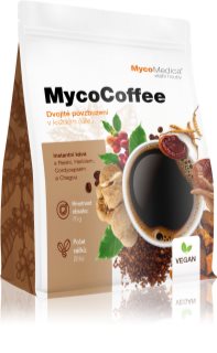 MycoMedica MycoCoffee instantná káva s extraktmi z vitálnych húb 70 g