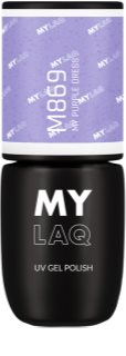 MYLAQ UV Gel Polish gelinis nagų lakas atspalvis My Purple Dress 5 ml
