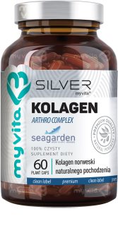 MyVita Silver Kolagen Arthro kapsułki z kolagenem z witaminą C 60 caps.