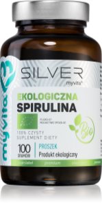 MyVita Silver Spirulina Bio proszek do wsparcia układu krwionośnego i funkcji poznawczych