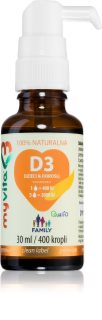 MyVita Witamina D3 Family Dzieci & Dorośli krople na wzmocnienie odporności 30 ml