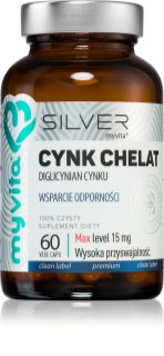 MyVita Silver Cynk Chelat kapsułki na wsparcie układu odpornościowego