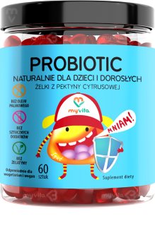 MyVita Naturalne Żelki Probiotic miękkie kapsułki do żucia z probiotykami