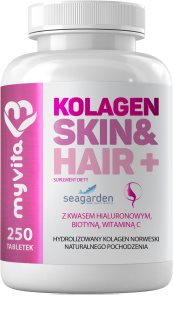 MyVita Kolagen Skin&Hair+ tabletki piękne włosy, skóra i paznokcie