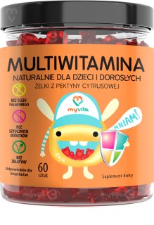 MyVita Naturalne Żelki Multiwitamina miękkie kapsułki do żucia z kompleksem multiwitaminowym