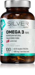 MyVita Silver Omega 3 Forte kapsułki miękkie do prawidłowego funkcjonowania serca i mózgu
