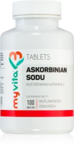 MyVita Askorbinian Sodu Buforowana Witamina C tabletki na wzmocnienie odporności 100 tabletek