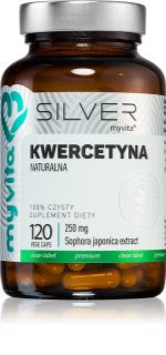 MyVita Silver Kwercetyna 250 mg kapsułki na wsparcie zdrowia fizycznego i psychicznego 120 caps.