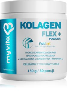 MyVita Kolagen Flex+ kolagen hydrolizowany na stawy, więzadła i skórę smak Citrus 150 g