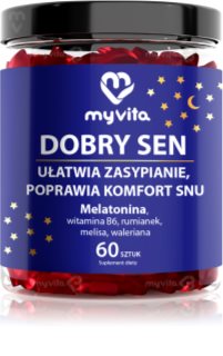 MyVita Dobry Sen miękkie kapsułki do żucia na spokojny sen 60 szt.