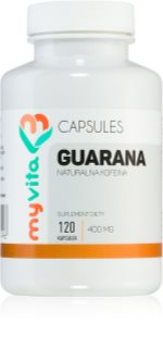 MyVita Guarana 400 mg kapsułki dla poprawy koncentracji i pamięci 120 caps.