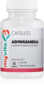 MyVita Ashwagandha kapsułki na poprawę nastroju 60 caps.