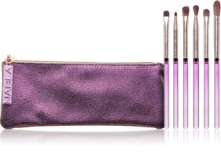NABLA Cosmetics Amethyst eye makeup brush set with bag