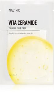 Nacific Vita Ceramide Moisture Mask Pack Blegende ansigtsmaske med fugtgivende virkning 1 stk.