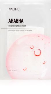 Nacific AHA BHA Balancing Mask Pack masque nourrissant et réparateur avec effet exfoliant 1 pcs