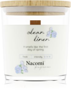 Nacomi Soy Candle Home Fragrances vonná svíčka s dřevěným knotem 140 g