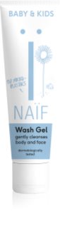 Naif Baby & Kids Wash Gel tisztító gél gyerekeknek és csecsemőknek testre és arcra