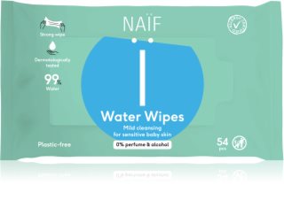 Naif Baby & Kids Plastic Free Wipes nedves törlőkendők gyermekeknek születéstől kezdődően