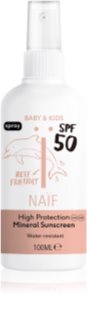 Naif Baby & Kids Mineral Sunscreen SPF 50 spray abbronzante per neonati 100 ml