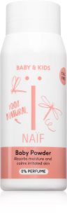Naif Baby & Kids Baby Powder jemný pudr pro dětskou pokožku 80 g
