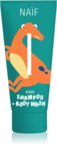 Naif Kids Shampoo + Body Wash gyermek tisztító gél és sampon 250 ml
