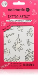 Nailmatic Tattoo Artist Temporary Coloring Tattoos tatuaj pentru copii