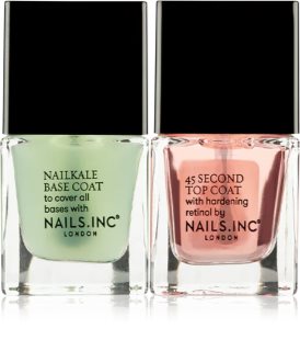 Nails Inc. Treatment Number Ones verniz de unhas de base e cobertura mini