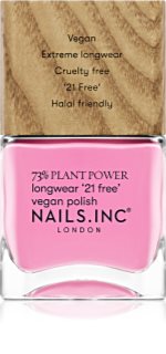 Nails Inc. Vegan Nail Polish verniz de longa duração tom Detox On Repeat 14 ml