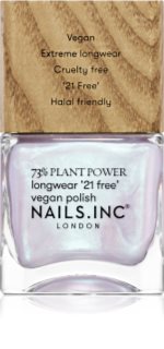Nails Inc. Vegan Nail Polish verniz de longa duração tom Eco Glow 14 ml