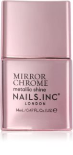 Nails Inc. Mirror Chrome Nagu laka ar izteiktu spīduma efektu (tonis) You're being Chromatic 14 ml