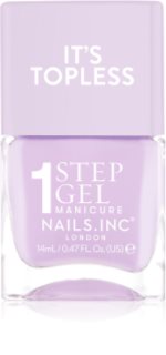 Nails Inc. It’s Topless gelový lak na nehty pro dlouhotrvající efekt