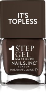 Nails Inc. It’s Topless gelový lak na nehty pro dlouhotrvající efekt odstín Kourtney 14 ml