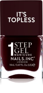 Nails Inc. It’s Topless gelový lak na nehty pro dlouhotrvající efekt
