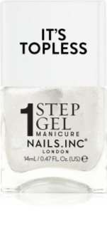 Nails Inc. It’s Topless gelový lak na nehty pro dlouhotrvající efekt