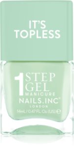 Nails Inc. It’s Topless gelový lak na nehty pro dlouhotrvající efekt