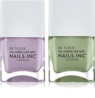 Nails Inc. Summer Matcha Mood Duo sada lakov na nechty