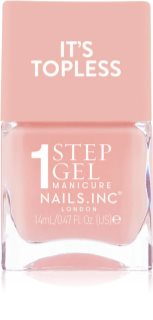 Nails Inc. It’s Topless Gēla nagu laka ar ilgstošu noturību (tonis) Trinny 14 ml