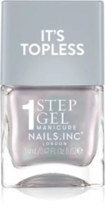 Nails Inc. It’s Topless Gēla nagu laka ar ilgstošu noturību (tonis) Elle 14 ml