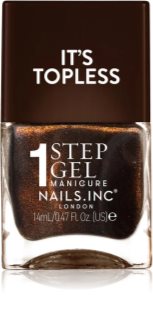 Nails Inc. It’s Topless Gēla nagu laka ar ilgstošu noturību (tonis) Zöe 14 ml