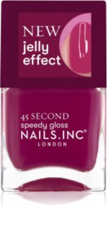 Nails Inc. 45 Second Speedy Gloss Ātri žūstoša nagu laka (tonis) Amelia 14 ml