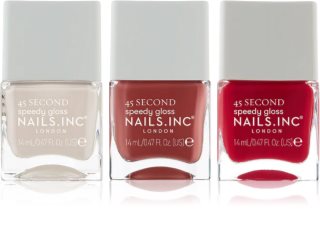 Nails Inc. 45 Second Spicy Margarita Set mit Nagellacken
